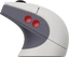 8BitDo Retro R8 Mouse with charging station, N Edition, grey/red, USB/Bluetooth