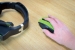AV:Link 2.4G hand-byte wireless Gaming Mouse green/black, USB