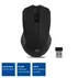 Act wireless Mouse 1000dpi black, USB