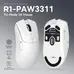 Attack Shark R1 wireless Gaming Mouse red, USB/Bluetooth