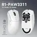 Attack Shark R1 wireless Gaming Mouse black, incl. Grip Tape, USB/Bluetooth