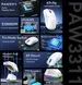 Attack Shark X11 wireless Gaming Mouse white, incl. Grip Tape, USB/Bluetooth
