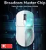 Attack Shark X3Pro wireless Gaming Mouse white, incl. Grip Tape, USB/Bluetooth