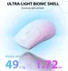 Attack Shark X5 wireless Gaming Mouse white/black, USB/Bluetooth