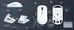 Attack Shark X6 wireless Gaming Mouse white, USB/Bluetooth