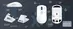 Attack Shark X6 wireless Gaming Mouse white, incl. Grip Tape, USB/Bluetooth