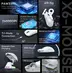 Attack Shark X6 wireless Gaming Mouse white, incl. Grip Tape, USB/Bluetooth