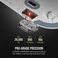 Corsair M75 AIR Ultra-Lightweight wireless Gaming Mouse, white, USB/Bluetooth