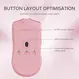 DeLUX M800 Ultra Tri-Mode 600mAh pink, USB/Bluetooth