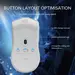 DeLUX M800 Ultra Tri-Mode 600mAh white, USB/Bluetooth