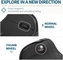 DeLUX Seeker wireless Ergonomic vertical Mouse, black, USB/Bluetooth