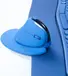 DeLUX Seeker wireless Ergonomic vertical Mouse, blue, USB