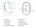 Dell Mobile Pro wireless Mouse MS5120W black, USB/Bluetooth