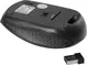 Equip Life wireless optical travelling mouse with 4 keys black, USB