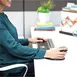 Fellowes Penguin ambidextrous vertical mouse, wireless, size L, black/silver, USB