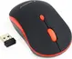Gembird wireless Optical Mouse 4B-03 black/red, USB
