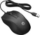 HP 105 wired Mouse, black, USB