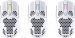 HP HyperX Pulsefire Haste wireless white, USB