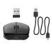 JLab Go Charge wireless Mouse, black, USB/Bluetooth