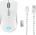 Lenovo Legion M600 wireless Gaming Mouse, white/grey, USB/Bluetooth