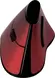LogiLink wireless Ergonomic vertical Mouse, red, USB