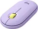 Logitech M350 Pebble wireless Mouse Lavender Lemonade, USB/Bluetooth