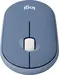 Logitech M350 Pebble wireless Mouse blueberry, USB/Bluetooth