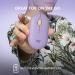 Logitech M350 Pebble wireless Mouse Lavender Lemonade, USB/Bluetooth