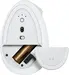 Logitech lift vertical Ergonomic Mouse, Off-white, Logi Bolt, USB/Bluetooth