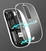 Manhattan transparent rechargeable wireless Mouse, transparent/black, USB