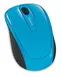 Microsoft wireless Mobile Mouse 3500 cyan Blue, USB