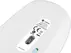Natec Harrier 2 wireless Mouse white/blue, Bluetooth