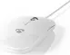 Nedis wired Optical Mouse, white, USB