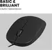Perixx PERIMICE-201C black, USB-C