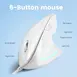 Perixx PERIMICE-513W white, USB