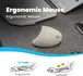 Perixx PERIMICE-713, white, vertical, right hander, USB