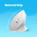 Perixx PERIMICE-713, white, vertical, right hander, USB