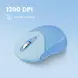 Perixx PERIMICE-802 mini Bluetooth mouse Blue, Bluetooth
