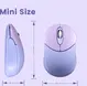 Perixx PERIMICE-802 mini Bluetooth mouse Pink/lilac, Bluetooth