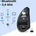 Perixx PERIMICE-813, black, vertical, right hander, USB/Bluetooth