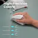 Perixx PERIMICE-813, white, vertical, right hander, USB/Bluetooth