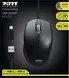 Port Designs wired Silent Pro Mouse black, USB