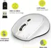 Port Designs wireless Silent Pro Mouse white, USB