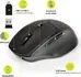 Port Designs wireless rechargeable Office Mouse, USB/Bluetooth