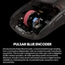 Pulsar Gaming Gears X2H mini wireless ClearBlack Edition, USB