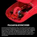 Pulsar Gaming Gears X2H wireless Red Edition, USB
