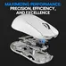 Pulsar Gaming Gears X2H wireless white, USB