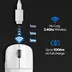 Pulsar Gaming Gears X2V2 mini wireless white, USB