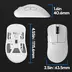 Pulsar Gaming Gears Xlite V3 mini wireless white, USB