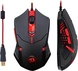 Redragon M601-3 Centrophorus black/red, incl. mousepad, USB